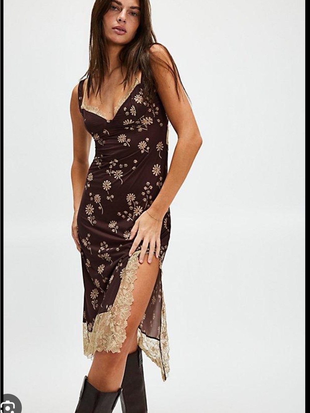 Free People Part Crasher Midi Slip medium